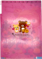 Rilakkuma Sweets 3 tab pocket folder