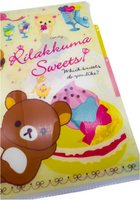 Rilakkuma Sweets 3 tab pocket folder