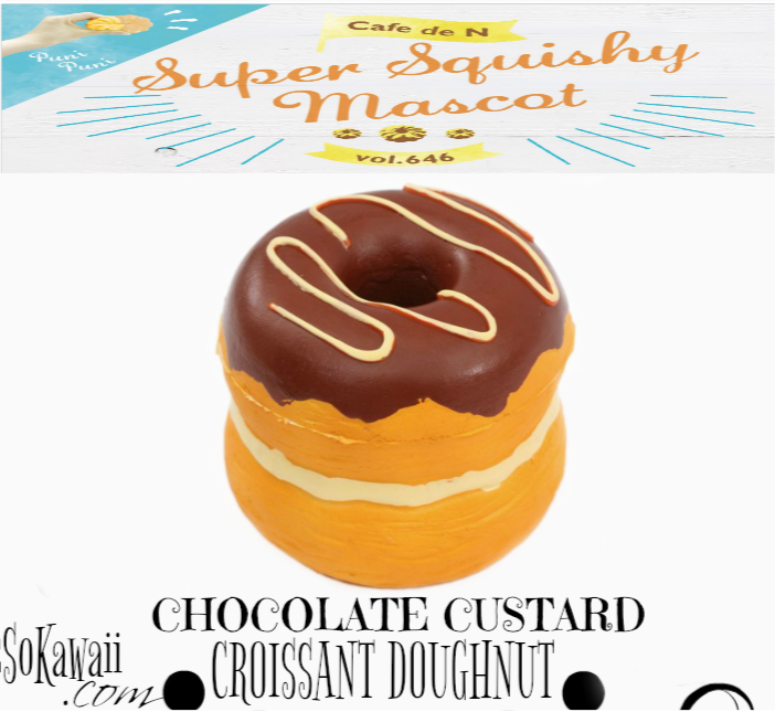 Cafe De N Croissant doughnut Squishy| MeSoKawaii SQUISHY & KAWAII