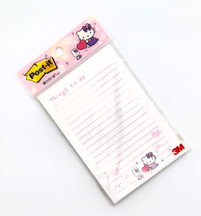 Sanrio Licensed Hello Kitty “Things To Do” Post-it Pad – Rare 2009 Korean Import