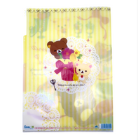 Rilakkuma Sweets 3 tab pocket folder