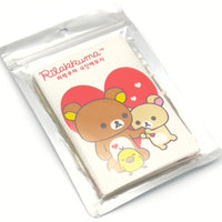 Set of 18 Rilakkuma & Friends kawaii postcards featuring 9 different card-stock designs. Each postcard measures 3.75 x 5.5 inches with space on the back for writing notes and addresses. Cute collectible postcards perfect for mailing, scrapbooking, journaling, or framing as kawaii wall art.