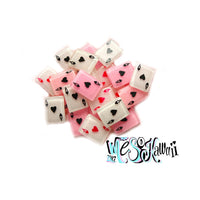 Playing cards resin cabochon