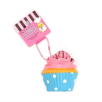 Sammy Squishy Series 3 set includes three kawaii-style squishies: an Ice Cream Cookie Sandwich with layered detailing, a fluffy Waffle with syrup design, and a frosted Cupcake. Each squishy is soft, slow-rising, scented, and comes with its original tag and licensed packaging.