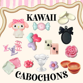  Kawaii Cabochons are the perfect little embellishments to bring charm and creativity to any project! These flat-backed resin and clay decorations feature many adorable designs and even popular characters