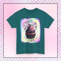 Sweet Curse Skull n Crossbones Cupcake T-Shirt