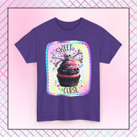 Sweet Curse Skull n Crossbones Cupcake T-Shirt