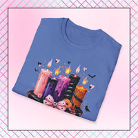 Spooky Gothic Halloween Melting Candle T-Shirt