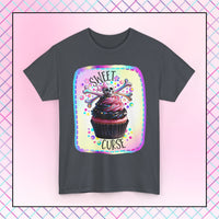 Sweet Curse Skull n Crossbones Cupcake T-Shirt