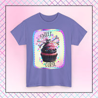 Sweet Curse Skull n Crossbones Cupcake T-Shirt