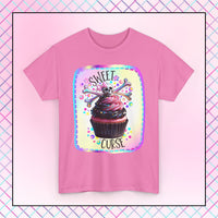 Sweet Curse Skull n Crossbones Cupcake T-Shirt