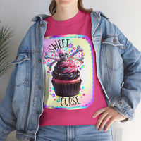 Sweet Curse Skull n Crossbones Cupcake T-Shirt
