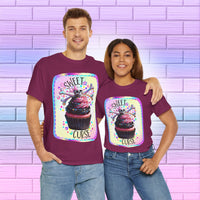 Sweet Curse Skull n Crossbones Cupcake T-Shirt