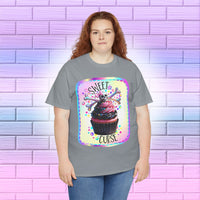 Sweet Curse Skull n Crossbones Cupcake T-Shirt
