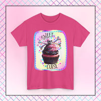 Sweet Curse Skull n Crossbones Cupcake T-Shirt
