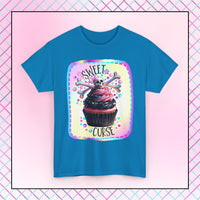 Sweet Curse Skull n Crossbones Cupcake T-Shirt