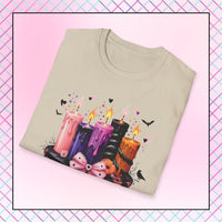 Spooky Gothic Halloween Melting Candle T-Shirt