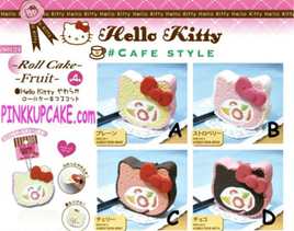 HELLO KITTY cake roll squishy=RARE