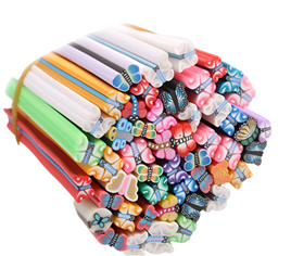 Butterfly polymer clay cane