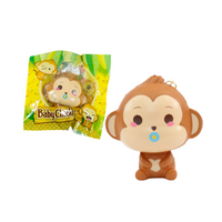 Puni Maru Baby Cheeki Monkey Squishy