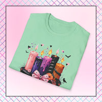 Spooky Gothic Halloween Melting Candle T-Shirt