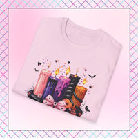 Spooky Gothic Halloween Melting Candle T-Shirt