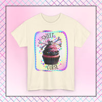 Sweet Curse Skull n Crossbones Cupcake T-Shirt