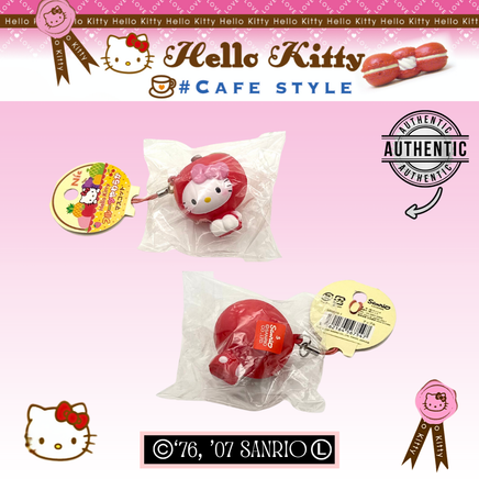 Hello Kitty Rare Apple Squishy, vintage 2007, licensed, super soft, slow rising, kawaii collectible, perfect for stress relief or adding to squishy collection