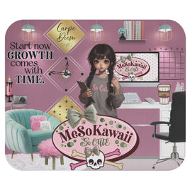 Kawaii cozy office positive affirmation mouse pad that brightens up your desk and provides a cheerful and motivating vibe