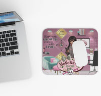 Kawaii cozy office positive affirmation mouse pad that brightens up your desk and provides a cheerful and motivating vibe