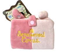 This Sentimental Circus Shappo photo/credit card wallet is suitable for all ages.