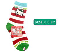 Kitty Kids Christmas Crew Socks – Licensed Holiday Socks (Fits 6–8.5)