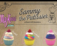 the Patissier Colorful Cupcake squishy