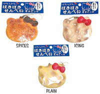 Kitty RARE Paki Paki rice cracker Senbei Squishy