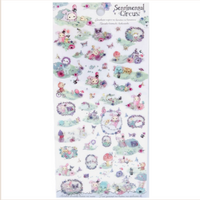 Circus Transparent Garden Stickers – Licensed Kawaii Scrapbooking & Journaling Stickers 2014