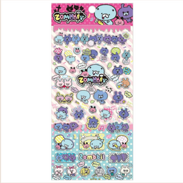 Kawaii Zombit Foil Sticker Sheet – Licensed 2013 Kawaii Scrapbooking & Journaling Stickers