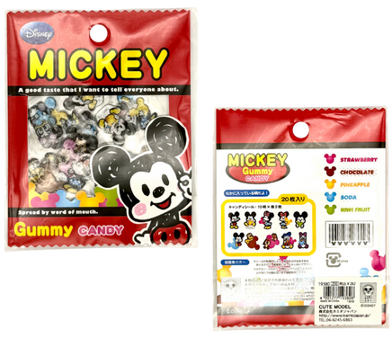 Kawaii sweets 20-piece puffy sticker sack, Gummy Candy and Doughnuts themes, perfect for scrapbooking, journaling, decorating, and kawaii crafts