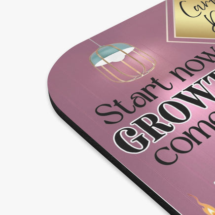 Kawaii cozy office positive affirmation mouse pad that brightens up your desk and provides a cheerful and motivating vibe
