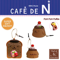 Pom Pom Purin Flan Pudding & Toast Squishy Mascot 