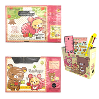 Kawaii File Box - Cute Desktop Organizer for Notes, Stickers & Stationery Storage