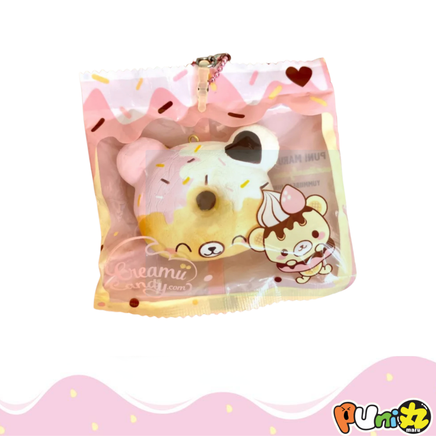 Yummiibear Delight Mini Donut Squishy – Licensed, Original Packaging with Cell Phone Plug