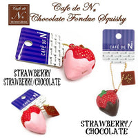 Cafe de N Chocolate fondue Strawberry squishy