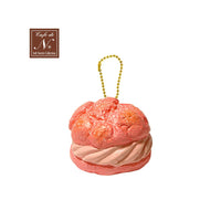 Cafe De N Jumbo Strawberry Cream Puff Super Squishy 