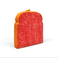 Café de N Bakery Sliced Bread squishy featuring a realistic, lightly toasted surface and soft, slow-rising texture. Made from PU foam and packaged in original Café de N packaging with tag. Released in May 2017.

