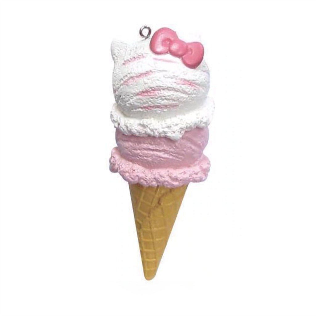 Hello Kitty Double Scoop Ice Cream Squishy