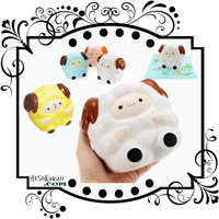 PatPatZoo Baby Sheep Sheep Rainbow squishy