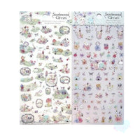 San-X Sentimental Circus transparent Garden stickers