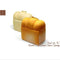 Cafe de N Bakery Bread Squishy in two color variations, 4x4 inches, soft and slow rising with a realistic bread texture, shown with original licensed tag, released May 2017.