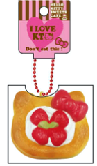 Hello Kitty Strawberry Danish & Berry Macaron squishy series