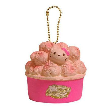 Hello Kitty Strawberry Popcorn squishy